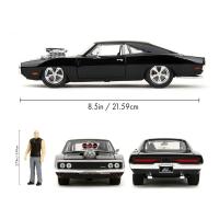 Rychle a zběsile 1970 Dodge Charge 1:24 a figurka Dom Toretto